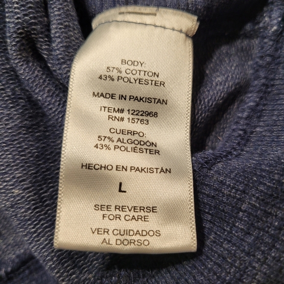 Champion Crew Sweatshirt Size Large Blue - Picture 6 of 7